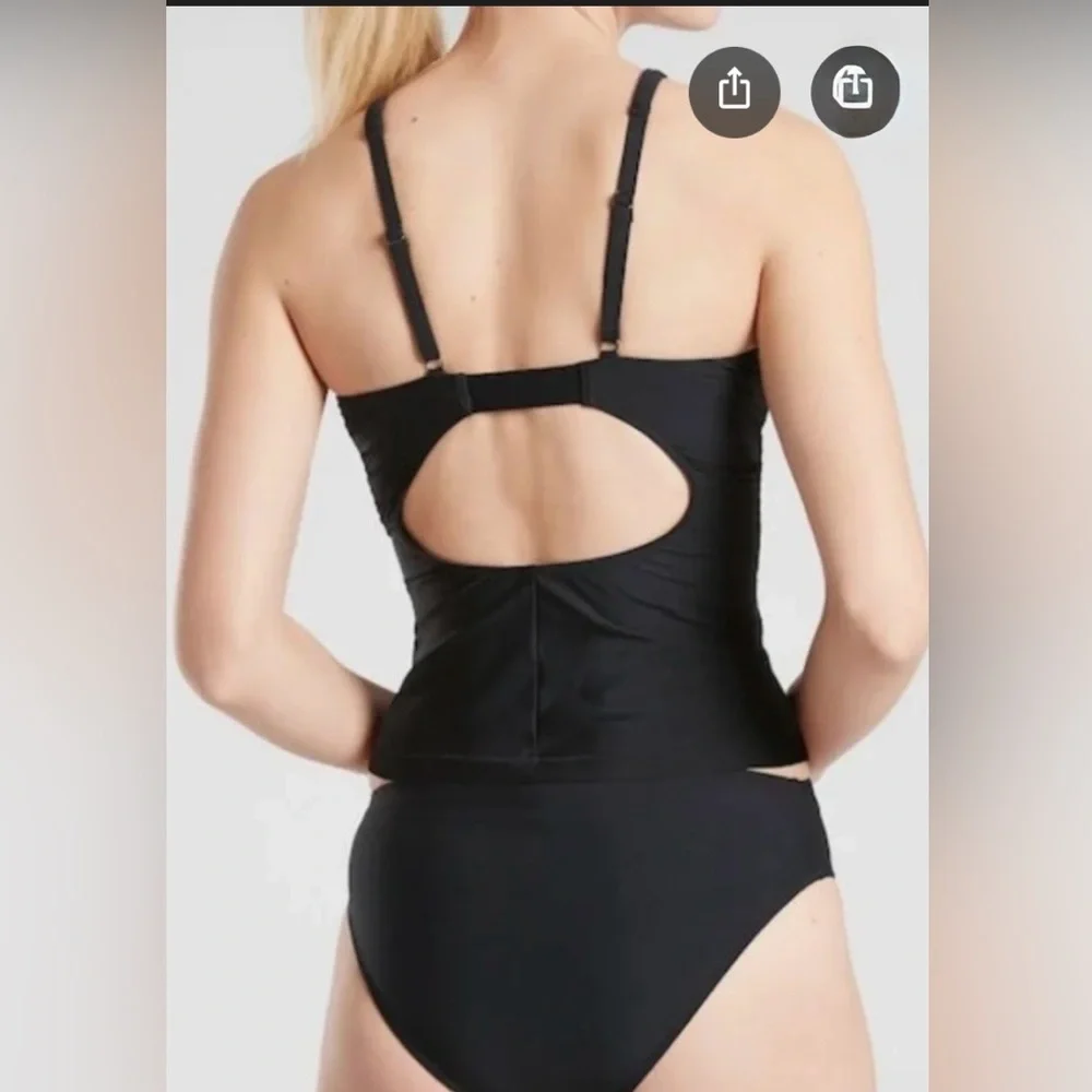 Athleta High Neck Keyhole Tankini NWT M medium - Picture 2 of 8